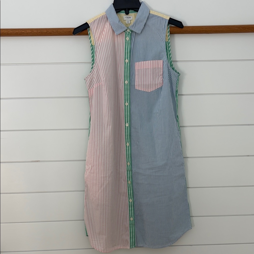 J. Crew Pastel Striped Shirt